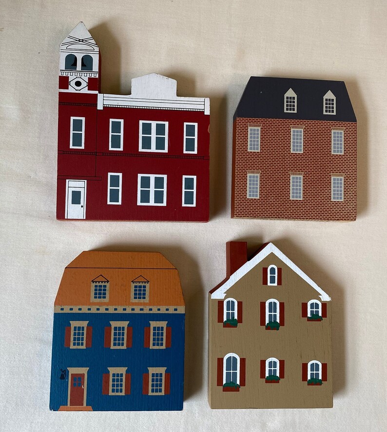 The Cat's Meow Collection of 4 Miniatures Old Franklin Book Shop