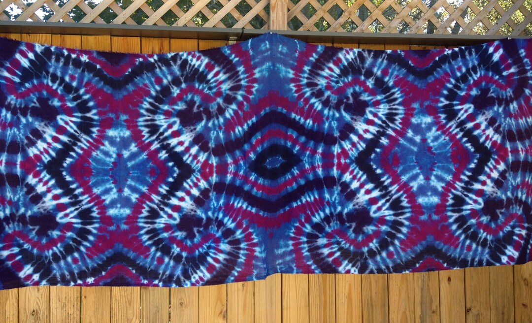 Tie dye bear tapestry hotsell
