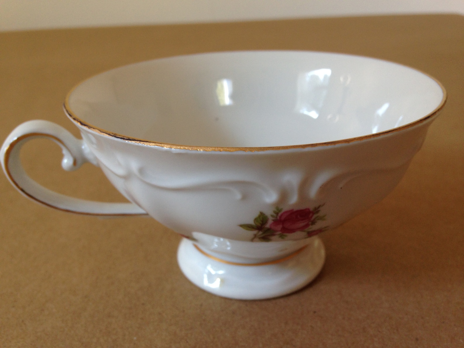 Bavaria Western Germany Tea Cup fine bone china with gold rim Etsy