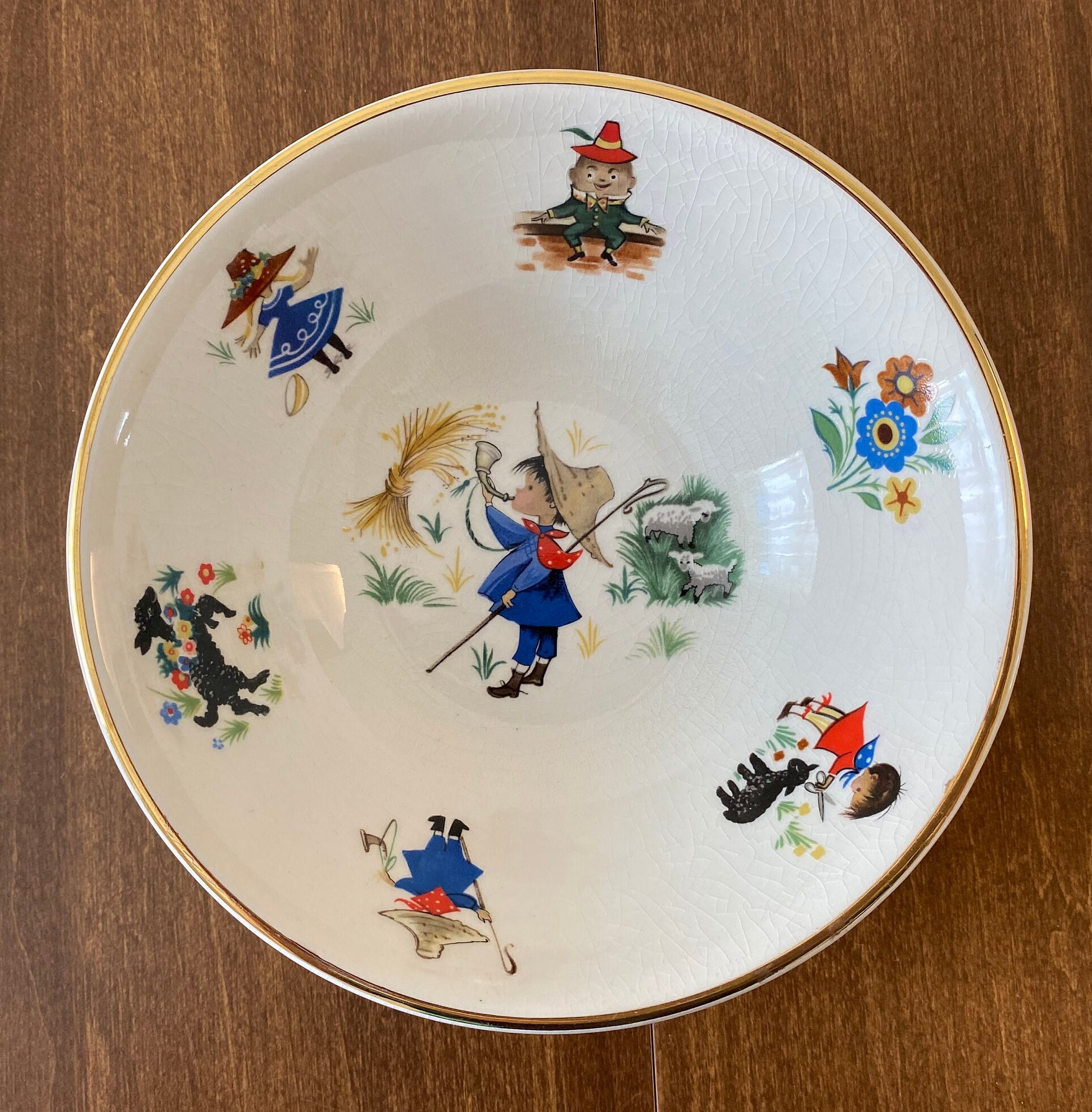 Arklow Ironstone Nursery Rhyme Little Boy Blue Child's Etsy