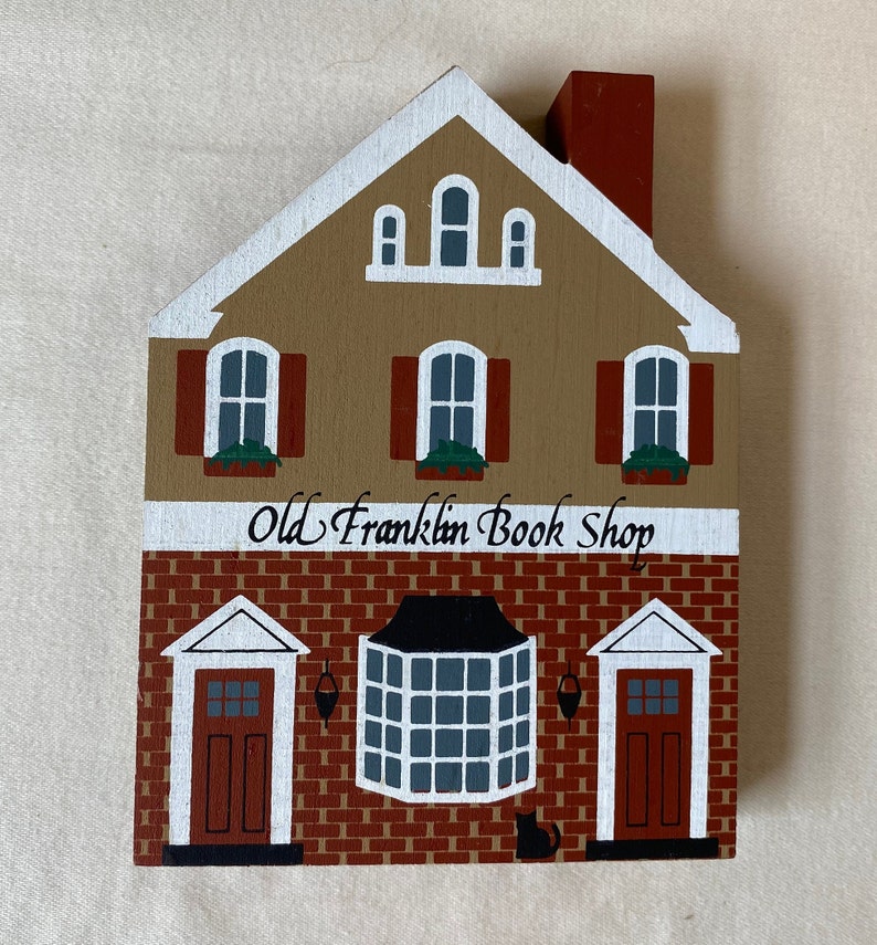 The Cat's Meow Collection of 4 Miniatures Old Franklin Book Shop