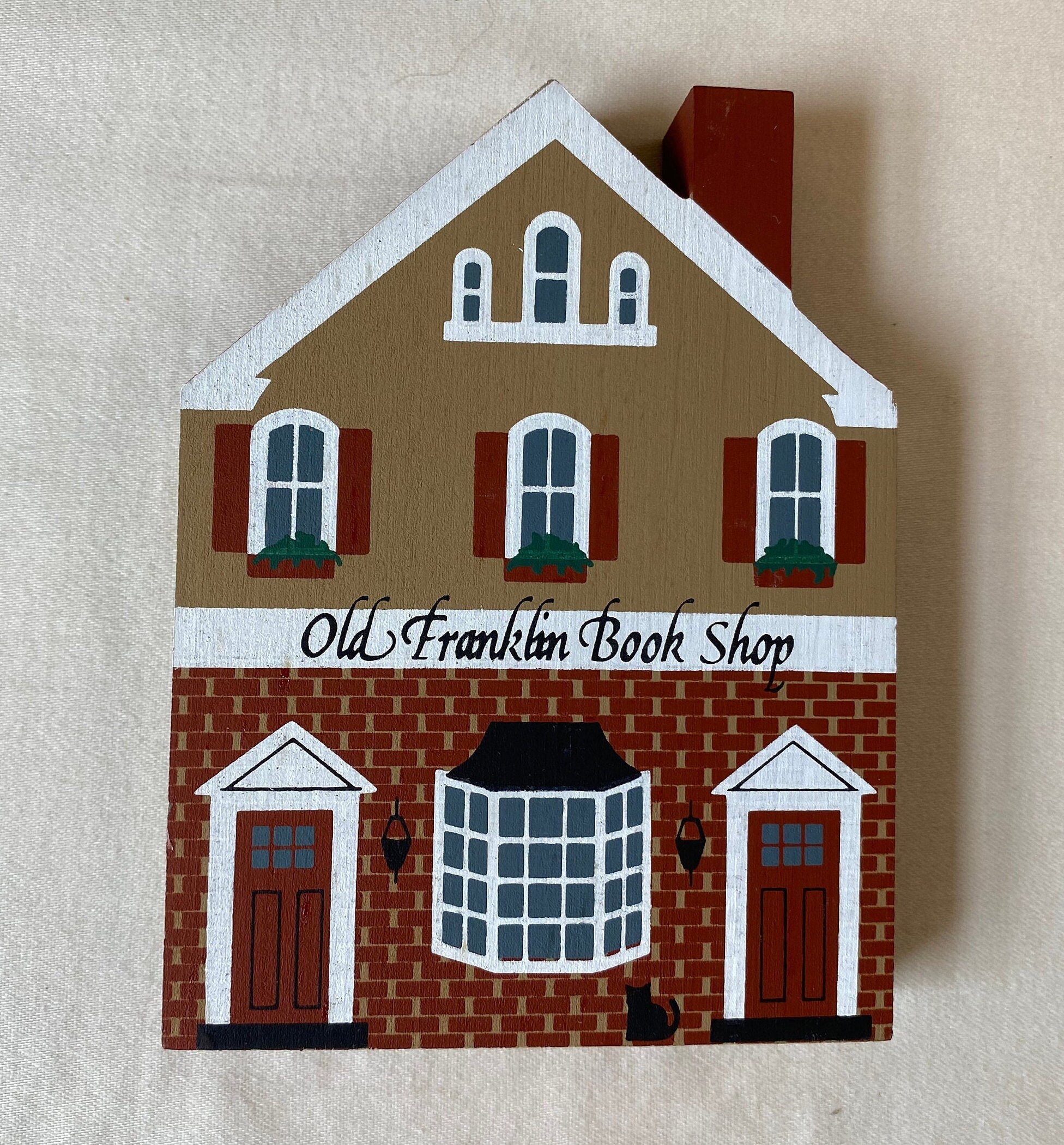 The Cat's Meow Collection of 4 Miniatures Old Franklin Book Shop