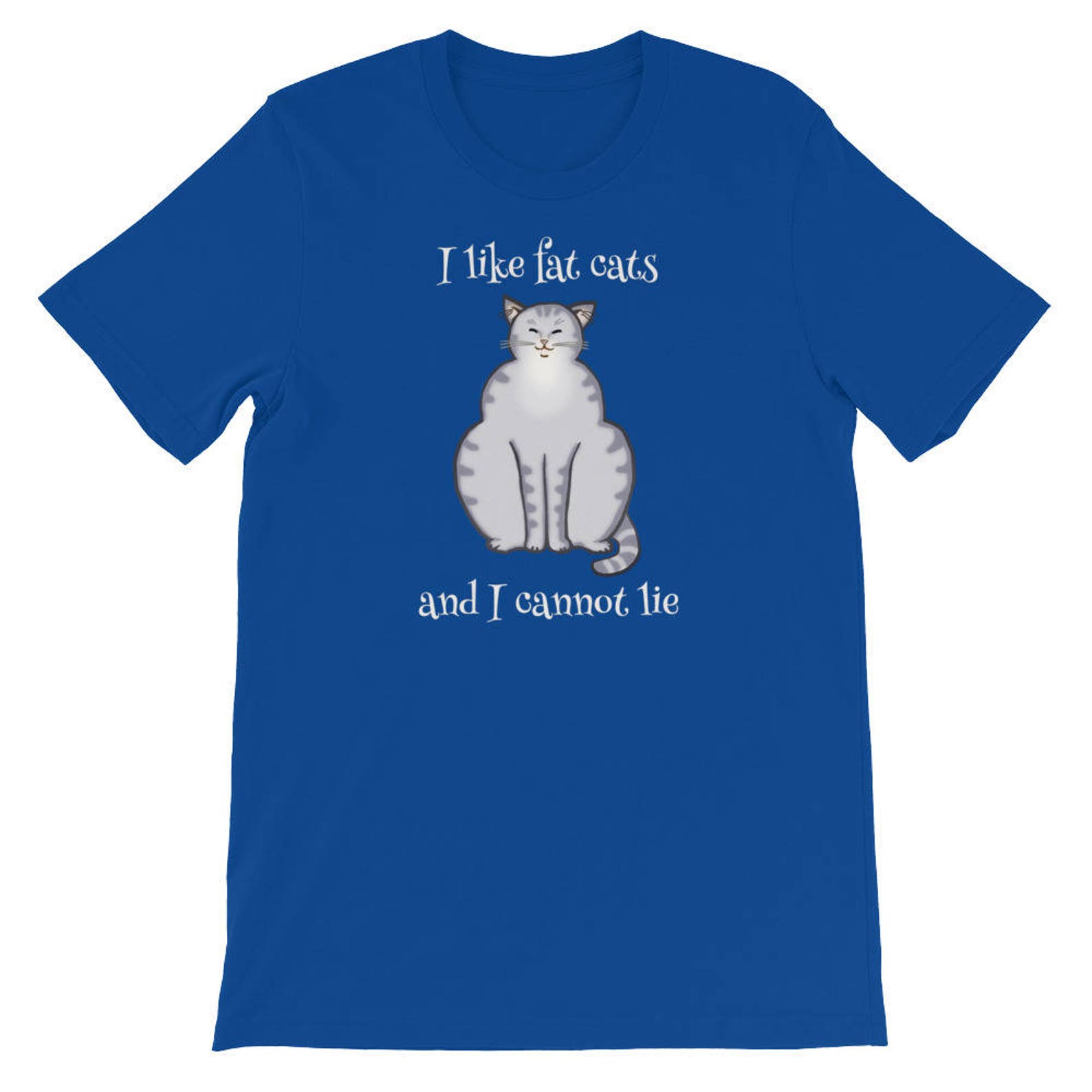 Cute Funny Fat Cat T-shirt i Like Fat Cats and I - Etsy