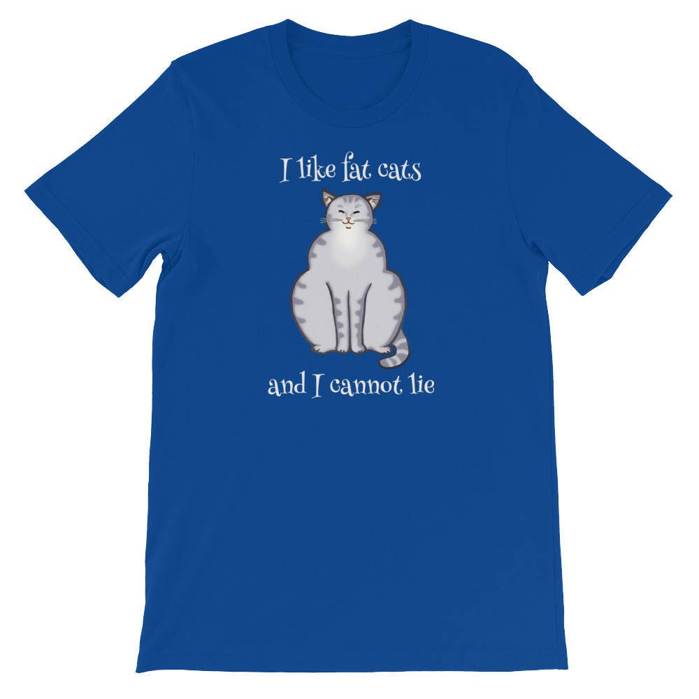 Cute, Funny Fat Cat T-shirt - 