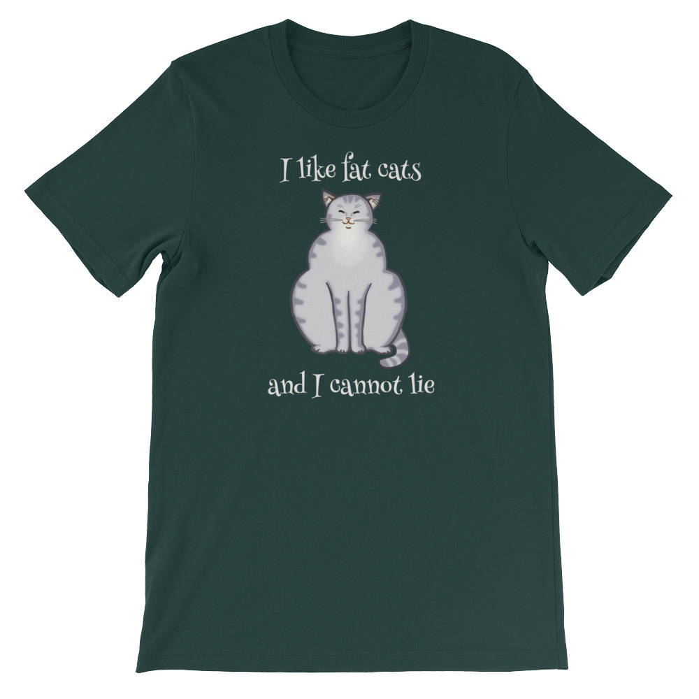 Cute, Funny Fat Cat T-shirt - 