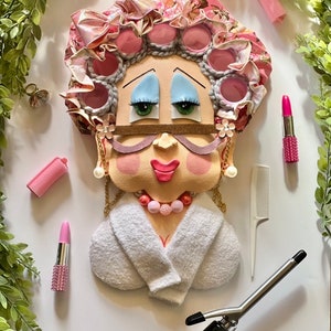 Accesorio de corona brillante para abuela