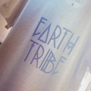 EARTH TRIBE T-SHIRT Unisex Crew Neck Style Psychedelic, Shaman, Meditate Festival Tee