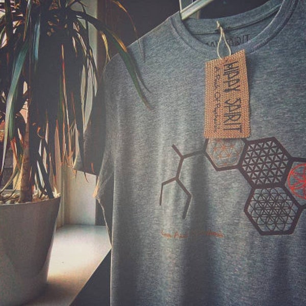 LSD-Molekül Blume des Lebens T-Shirt