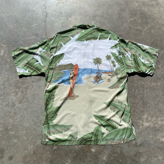 Vtg Hawaiian Shirt Tori Richards Beach Bikini Gir… - image 2