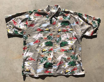 Chemises décontractées et hauts vintage taille L pour homme
