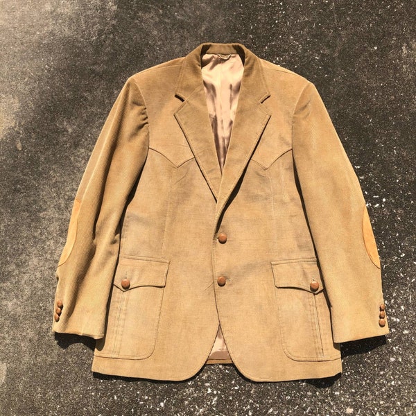 Mens Corduroy Jacket With Elbow Patches Etsy