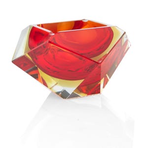 Vintage 1960s Murano Glass Ashtray / Catch-All – Handblown Italian Art Glass