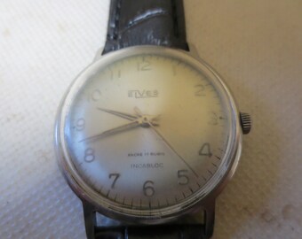 French ELVES 1970 mechanical watch