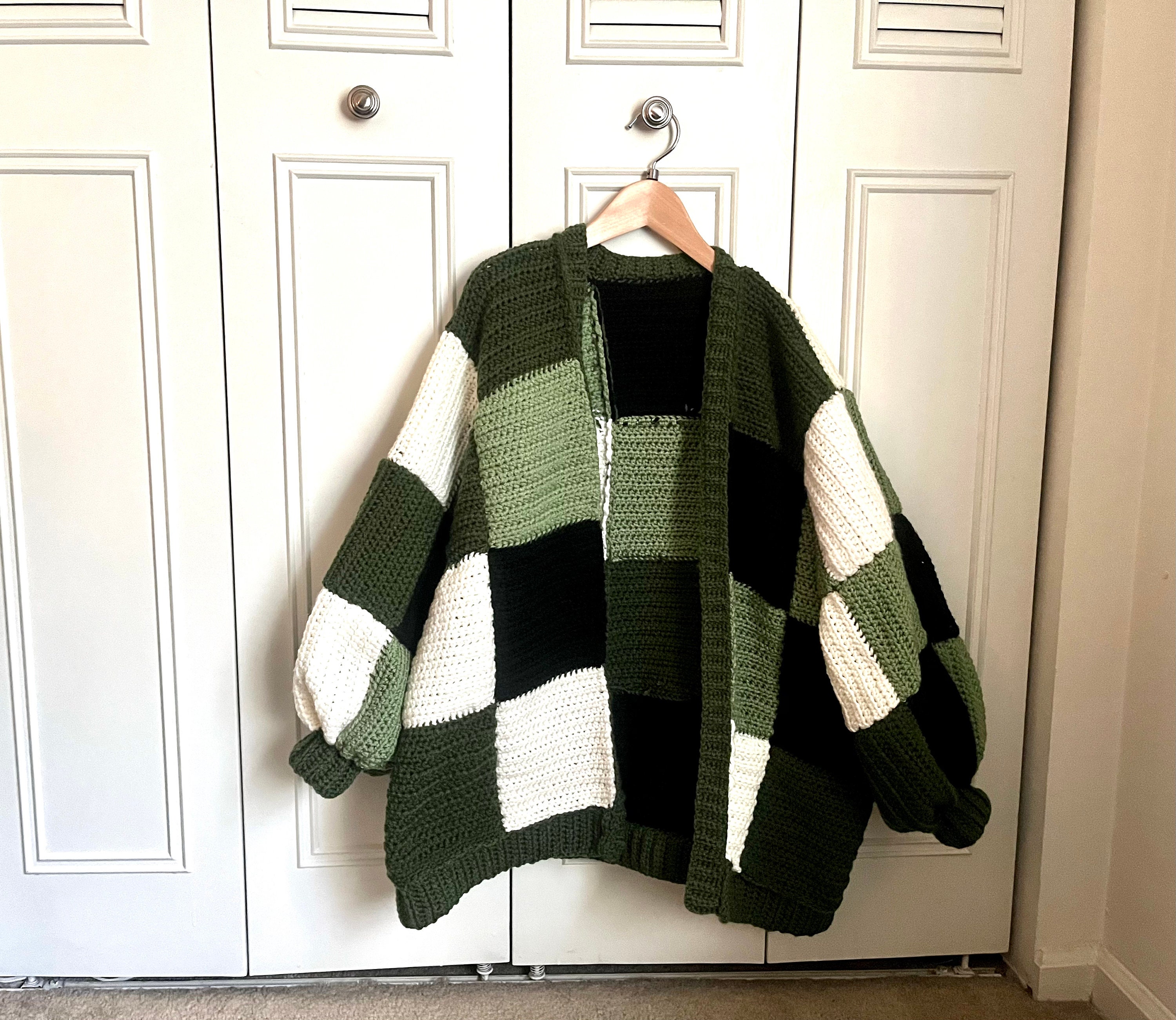 Atlas Patchwork Strickmantel Strickjacke Winterstrickjacken C&amp