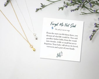 Gift for Miscarriage.Miscarriage gifts. Gift for loss. Condolence gift. Sympathy gift. Forget Me Not. Gift for Loss.Baby Loss.Pregnancy Loss