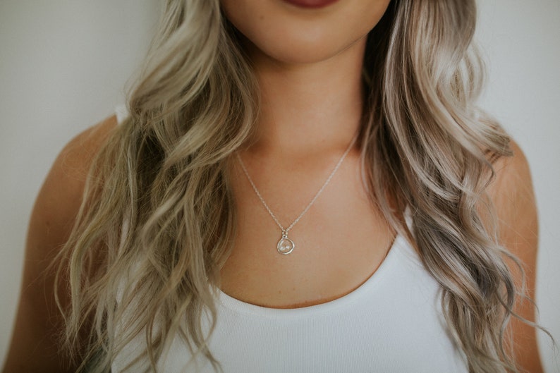 Snap Dragon Seed Necklace: Sterling Silver Strength Gift image 4