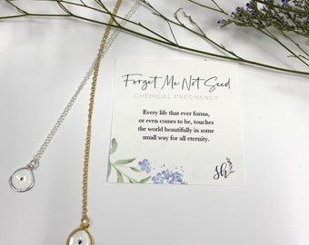 Chemical Pregnancy Loss. Miscarriage Necklace. Memorial necklace. Miscarriage Keepsake.Gift for someone who had a miscarriage.