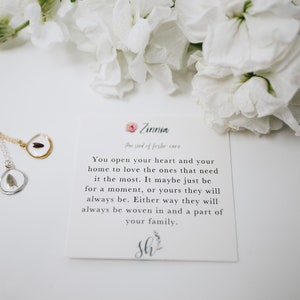 Gift for Foster Care. Gift for Foster mom. Gift for Foster Child. You are loved jewelry.  Foster Care Jewelry.