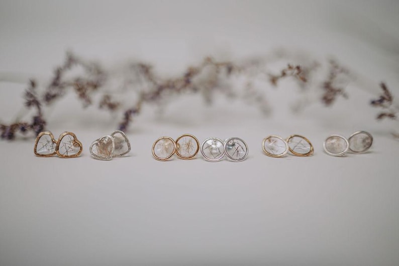 Pendientes de recuerdo para el cabello: Plata de ley, conmemorativos de mascotas o seres queridos imagen 1