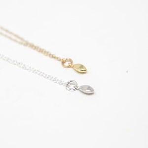 Forget Me Not Seed Necklace: Sterling Silver Embryo Loss Keepsake