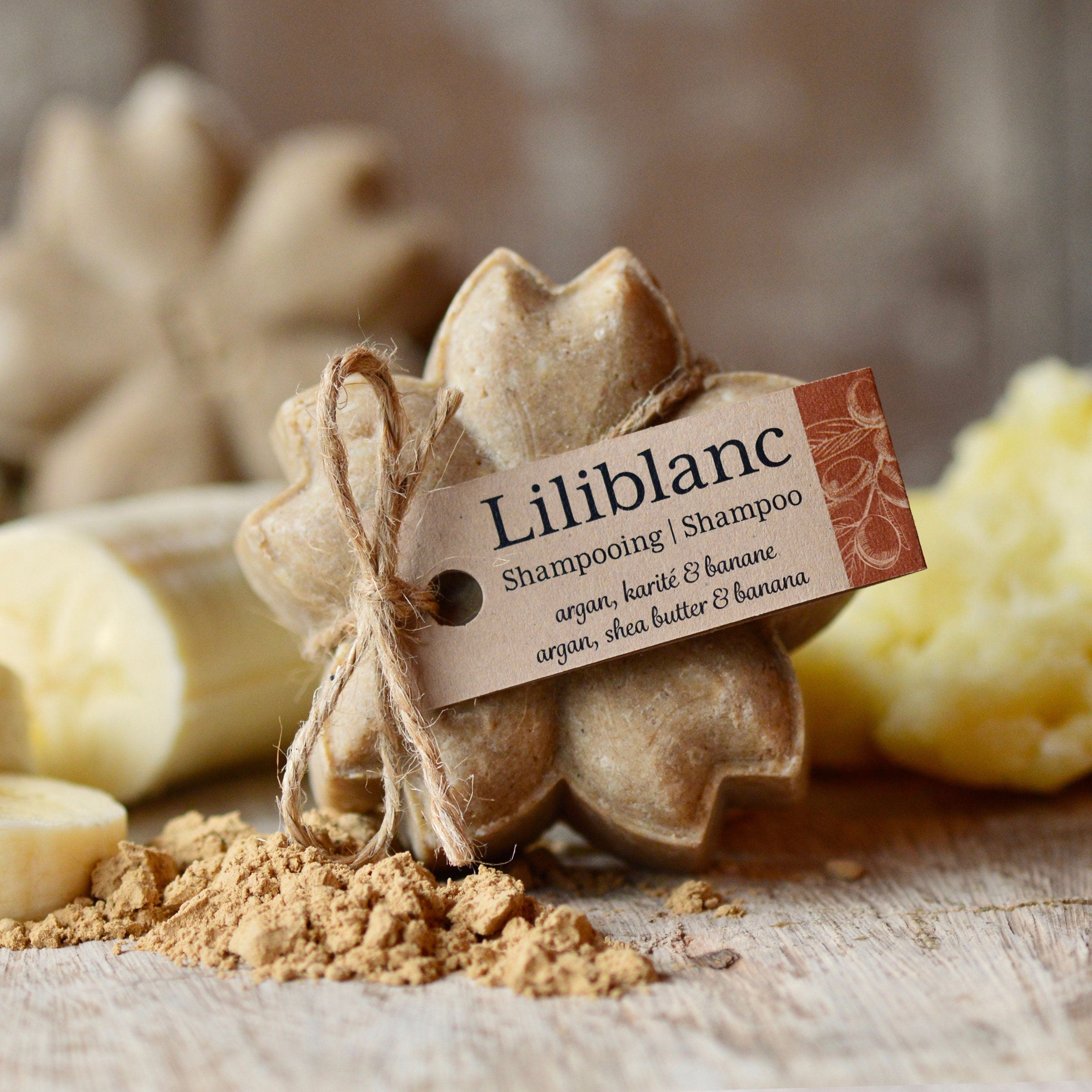Solid Shampoo Intense Hydration Argan Shea Banana Etsy