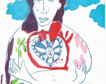 PROSPERITY Risograph Art Card