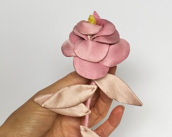 Rose Inspired Floral Brooch