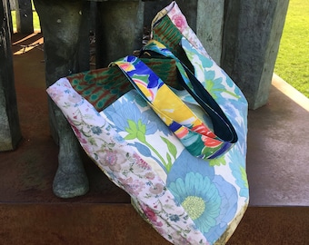 Large fabric bag unique piece for any purpose