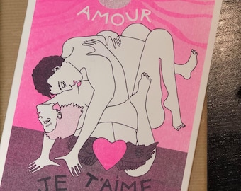 Carte Amour Je t'aime
