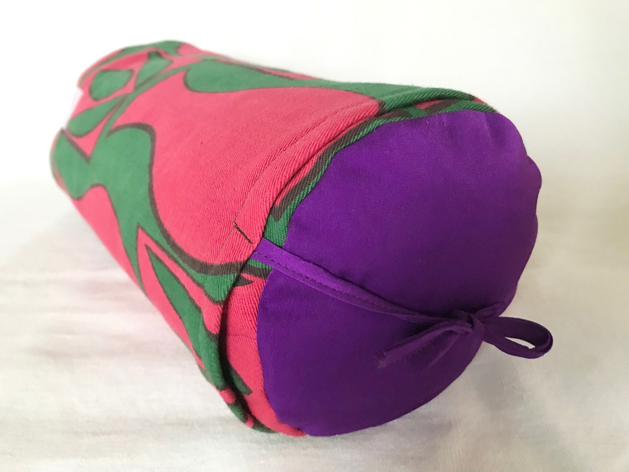 Coussin de Bien-Être Empli Lavande avec Sur-Housse Lavable Pour Relaxation