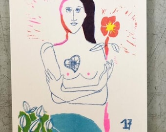 Art card risograph printing Acceptance