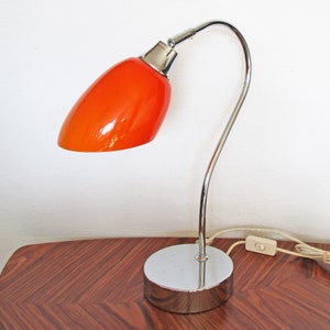 VINTAGE IKEA 90s Orange Table or Desk LAMP - Type Kaskad A9308 from 1995 - Rare find