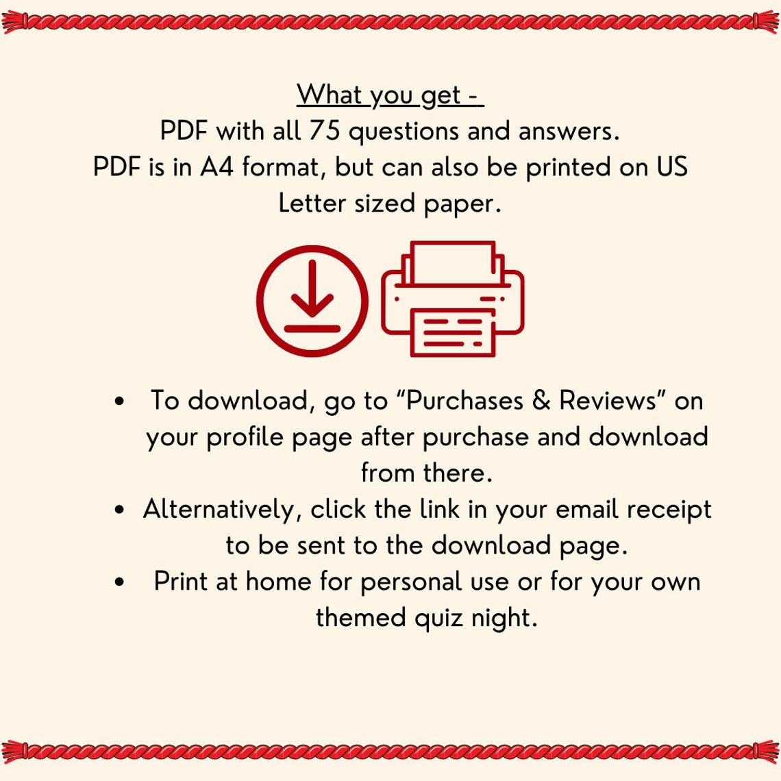 Printable Vampires and Werewolves Trivia Quiz 75 Questions Etsy UK