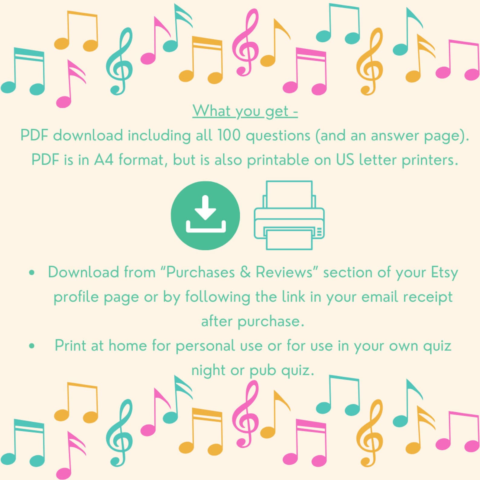 Printable 1960s Music Trivia Quiz - 100 Trivia Questions About 60s ...