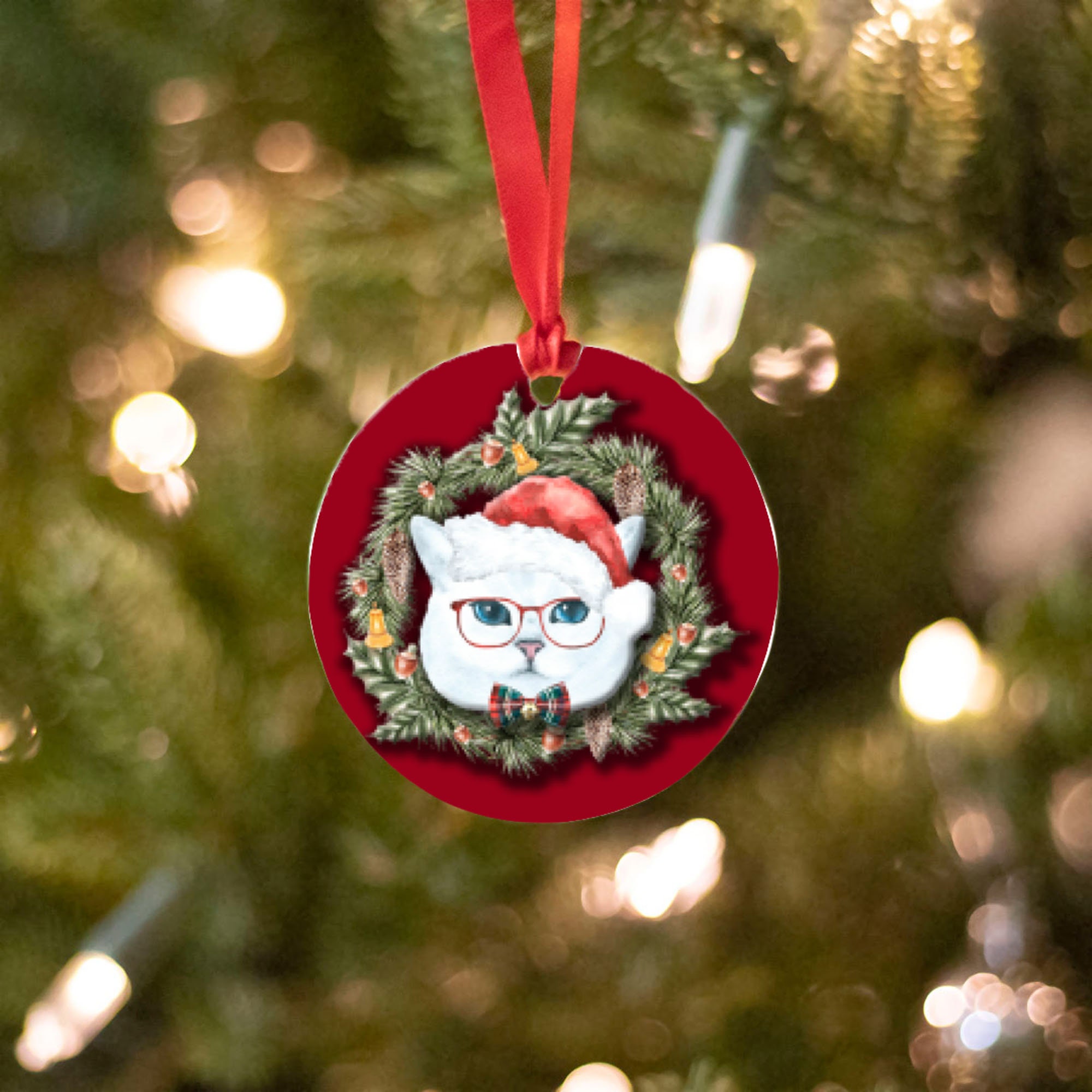 cat lovers christmas tree