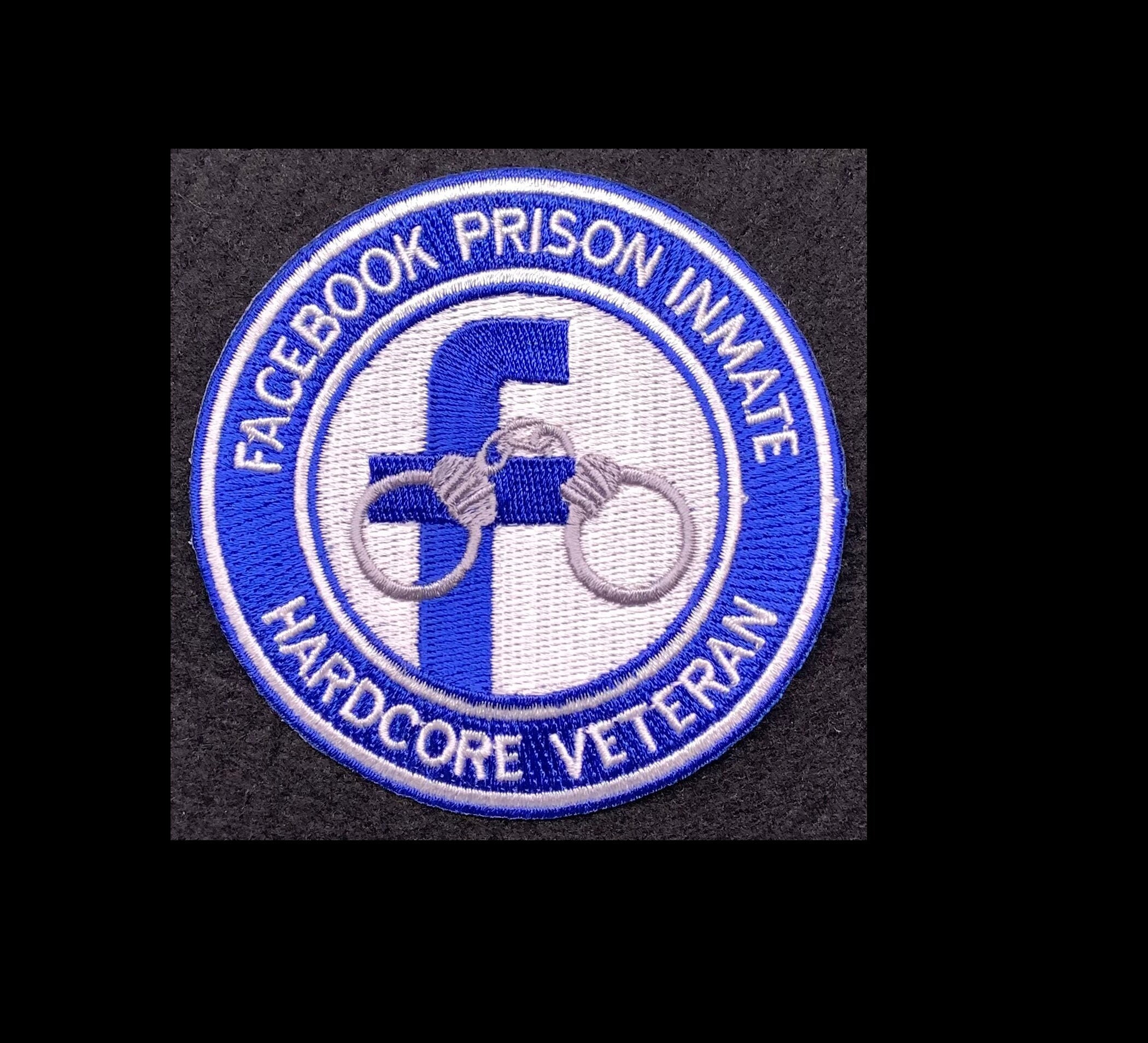 FaceBook Prison Inmate Hardcore Veteran Patch