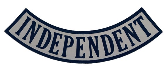 Made In The USA! *REFLECTIVE* Independent Bottom Rocker Patch