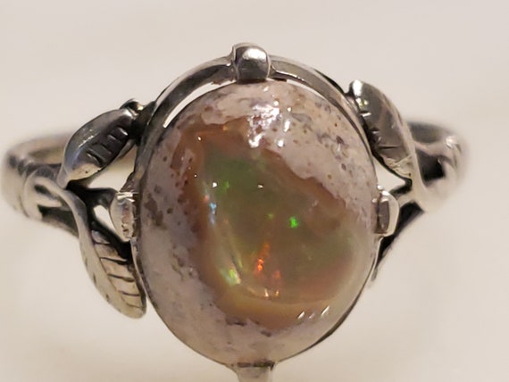 Vintage Opal Ring / Cantera Opal Ring / Sterling s