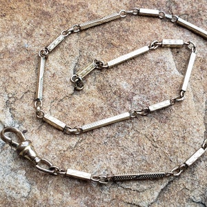 Antique Watch Chain / Gold Filled Watch Chain / Edwardian Gold Filled Watch Chain