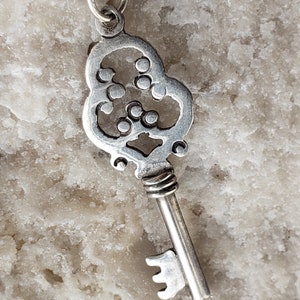 Silver Watch Key Fob / Watch Key Fob / Miniature Key Fob / Watch Winding Key
