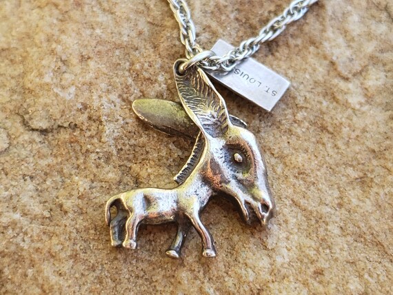 Donkey Charm Pendant / Vintage Donkey Pendant
