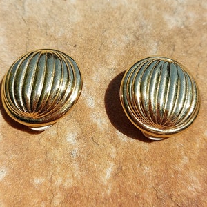 Nina Ricci Earrings / Signed Costume Earrings / Nina Ricci Clip On Earrings / Designer Signed Jewelery