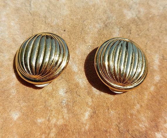 Nina Ricci Earrings Signed Costume Earrings Nina Ricci Clip on