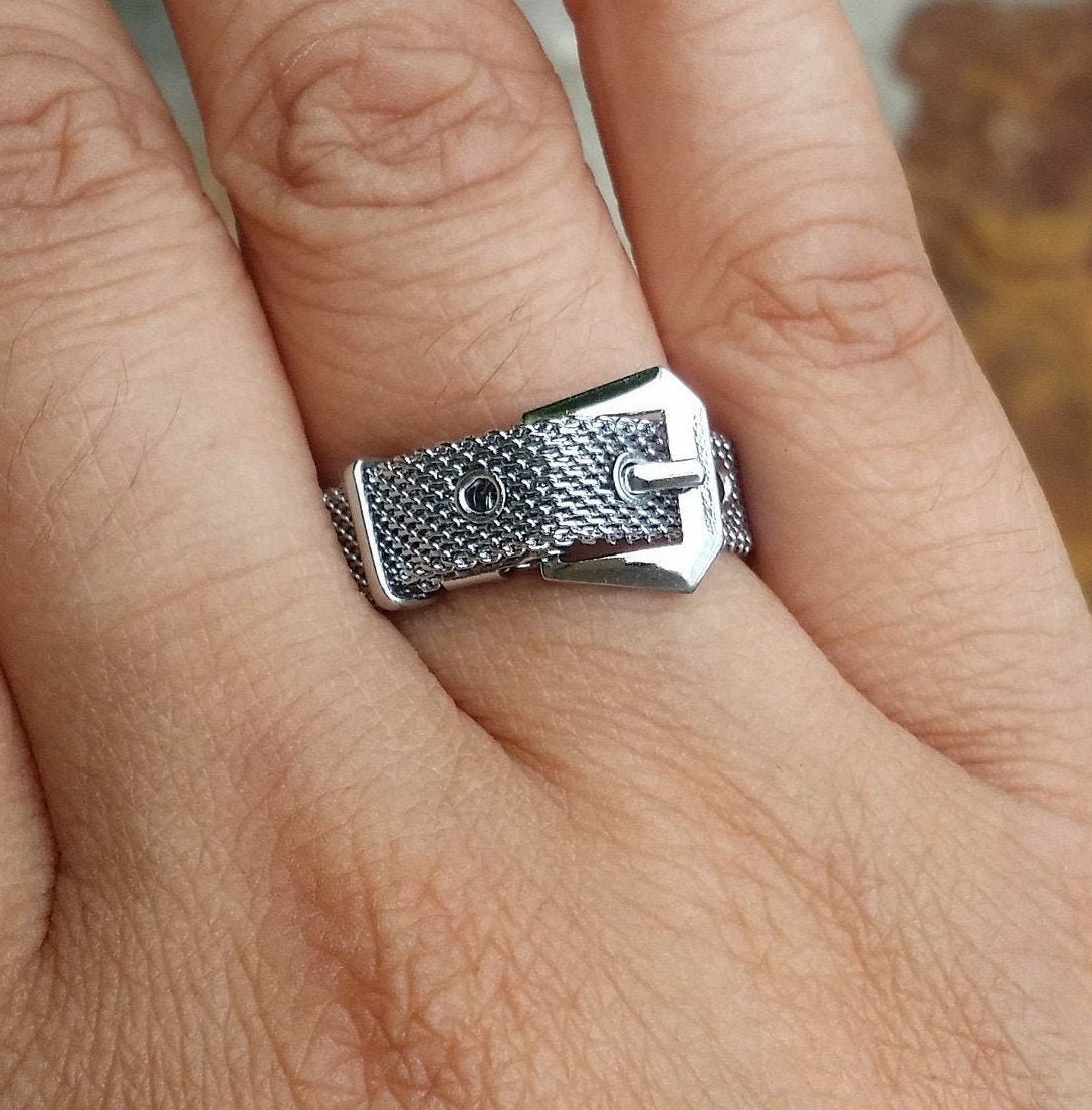 Belt Buckle Ring / Adjustable Belt Ring / Costume Jewellery / Belt, Buckle  or Garter Ring -  Norway