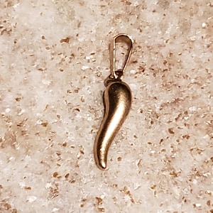 10K Italian Horn / Lucky Horn / Cornicello / Italian Pepper