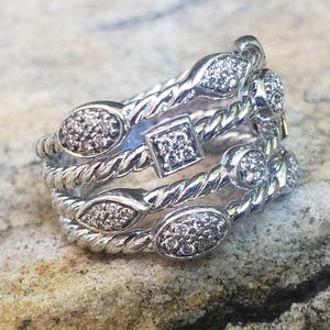 g*o様 デイビッドユーマン K18 925 指輪 リング ヴィンテージ 9.5 David yurman ring women - Etsy 日本