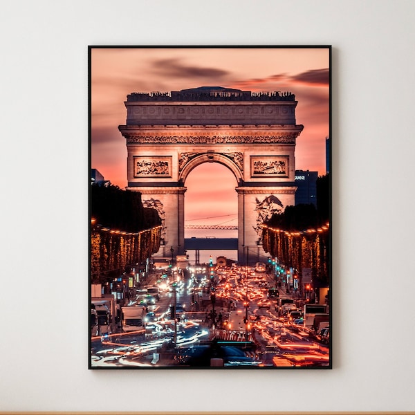 Tirage Photo Fine Art Edition Limitée "Lueur Éternelle des Champs-Élysées"