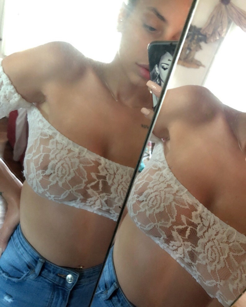 Custom Made Remix Lace Crop Top