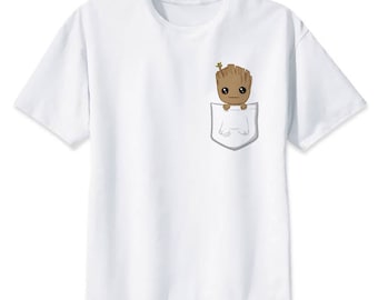 Baby Groot Shirt - Men's Gift Unisex Gift T-Shirt - Nerd Clothing Otaku - Gym Wear Sleep Wear Pajamas - Guardians Of The Galaxy Clothes