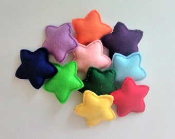 Oh My Stars! Cat Toys - Felt Catnip Play Toys - Gifts for Cat Lovers